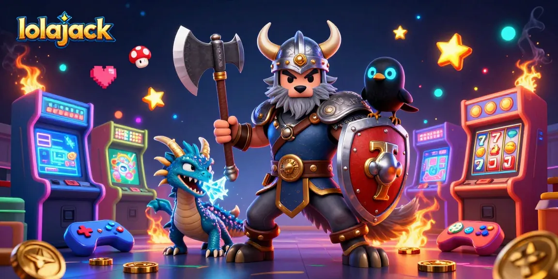 Join the gaming adventure at lolajack with dynamic characters and vibrant gaming elements.