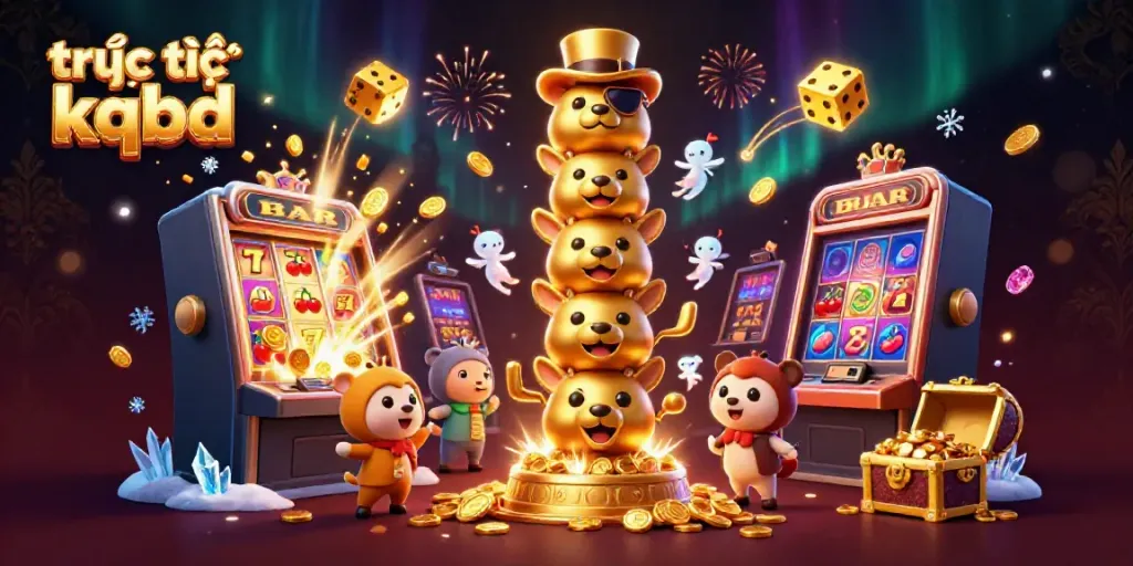 Experience thrilling action with trực tiếp kqbd in a vibrant casino scene featuring dynamic game elements and characters.