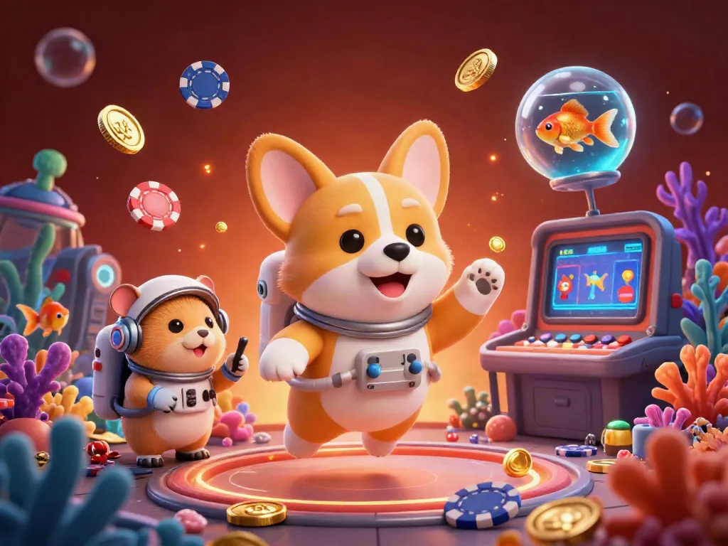Engaging bắn cá go88 underwater gaming scene with cartoon characters, coins, and vibrant sea elements.